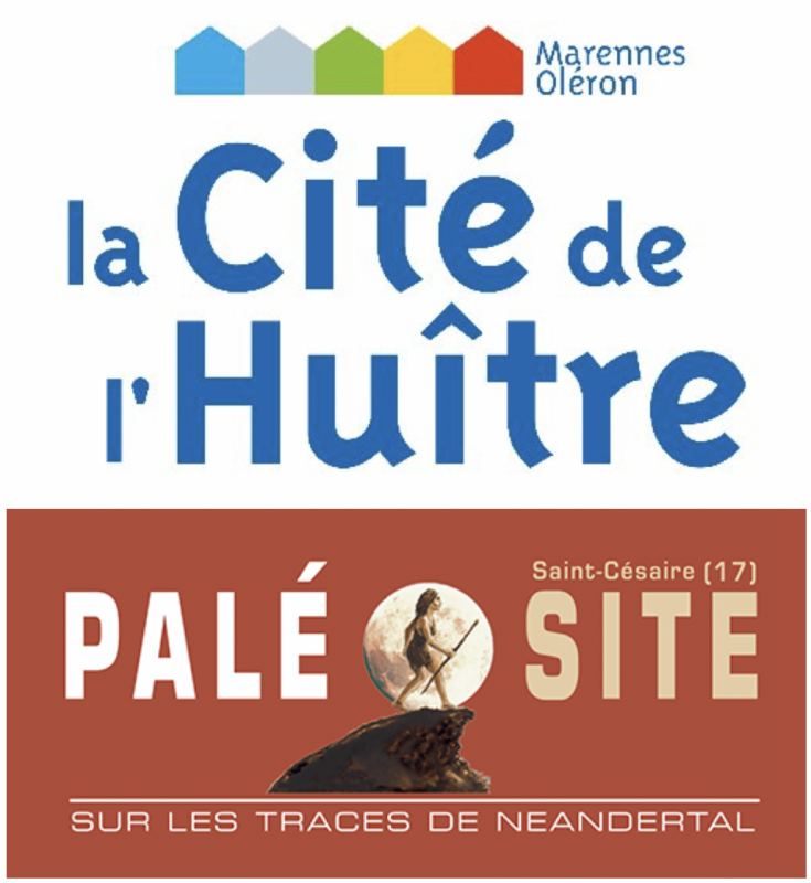 Logos La Cité de l'huître et Paléosite
